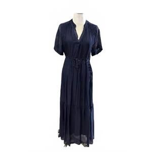 NEW SCANDAL ITALY women's maui maxi dress in navy
